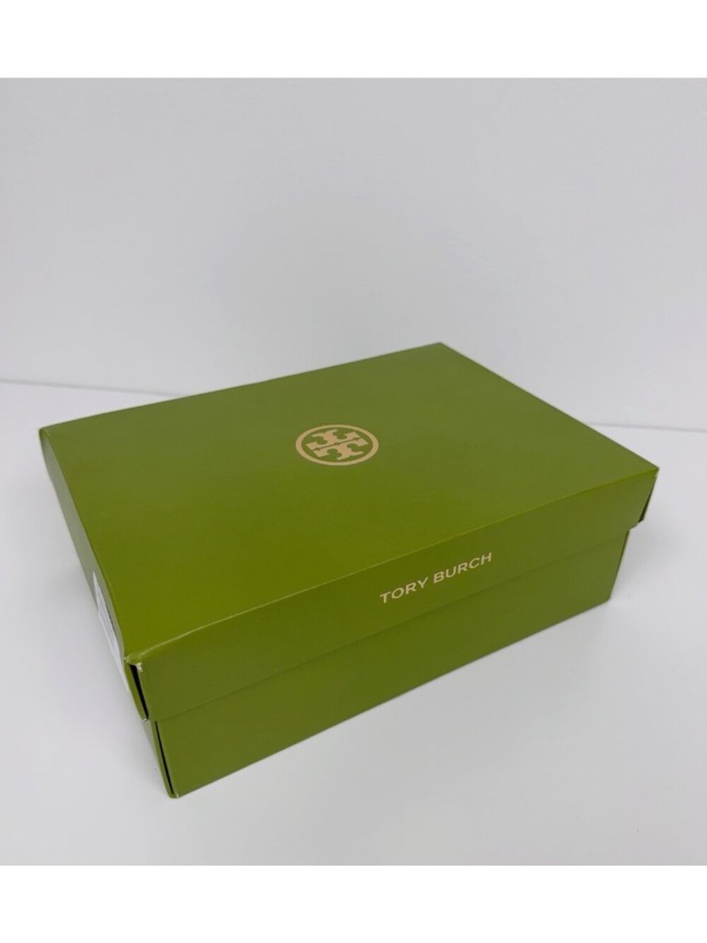 Tory Burch EMPTY Green Shoe Box Storage Gift Box & Bag Closet Display W/ Tissue